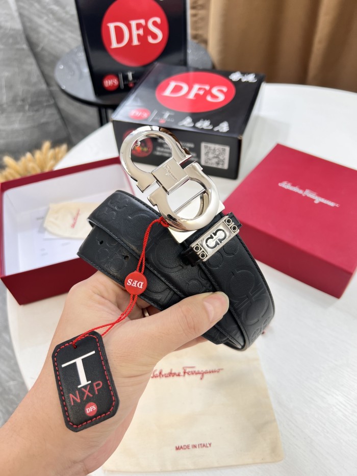 Streetwear Belt Ferragamo 321339 size:3.5cm