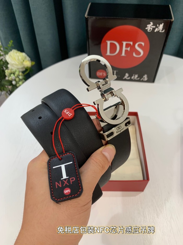 Streetwear Belt Ferragamo 321306 size:3.5cm