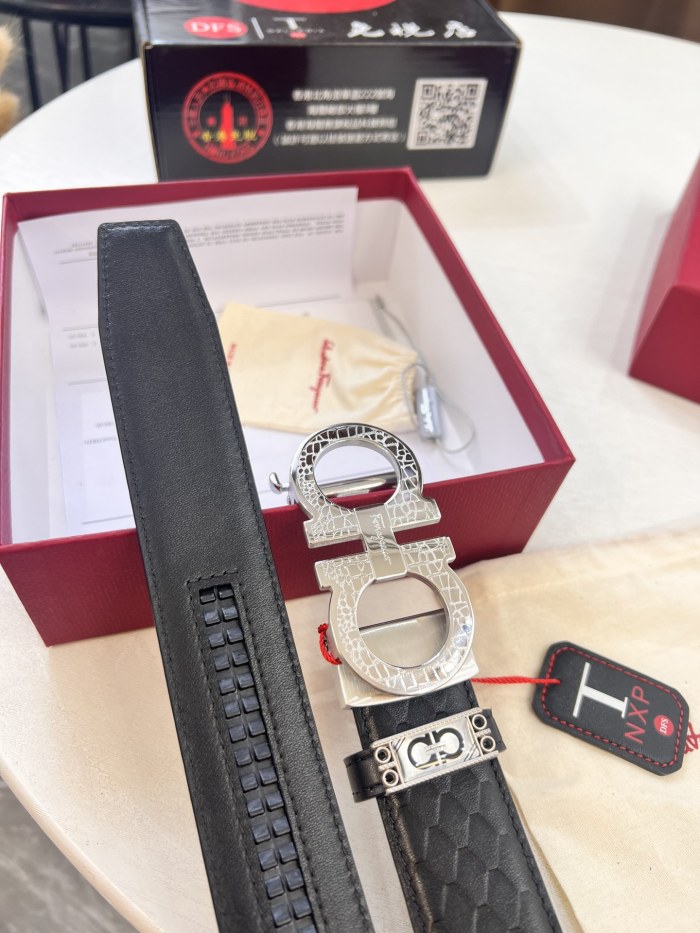 Streetwear Belt Ferragamo 321463 size:3.5cm