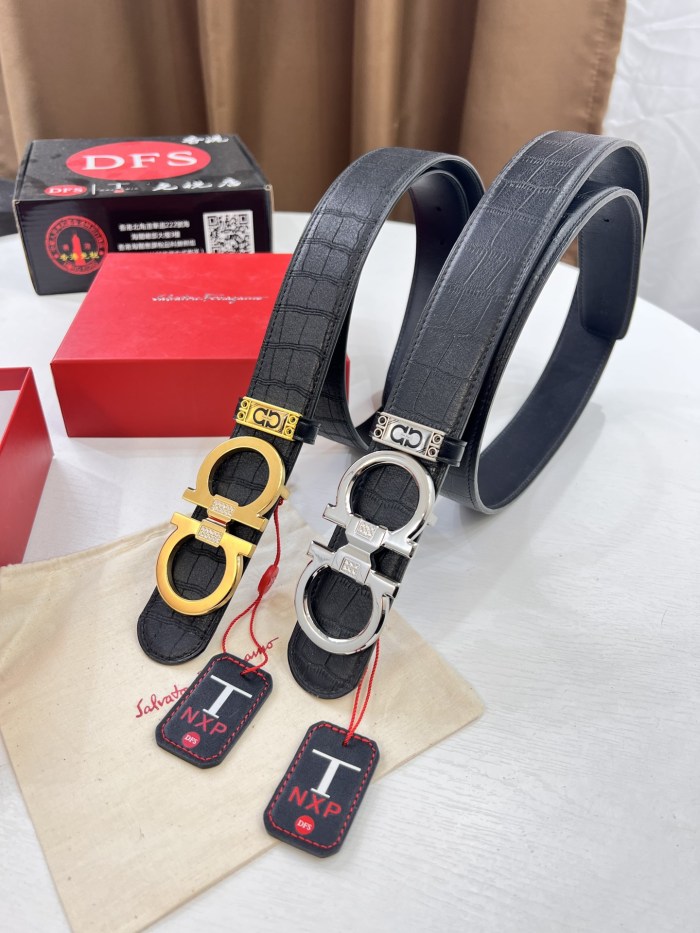 Streetwear Belt Ferragamo 321406 size:3.5cm
