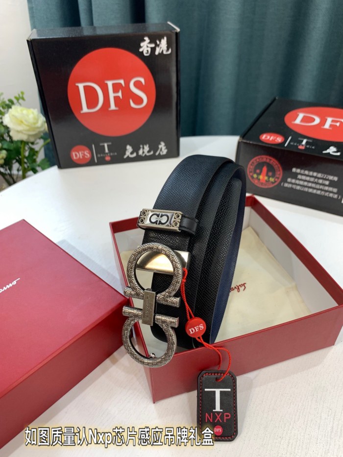 Streetwear Belt Ferragamo 321481 size:3.5cm