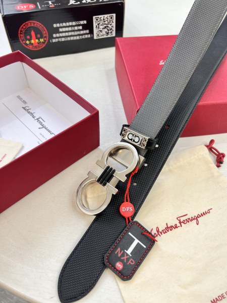 Streetwear Belt Ferragamo 321575 size:3.5cm