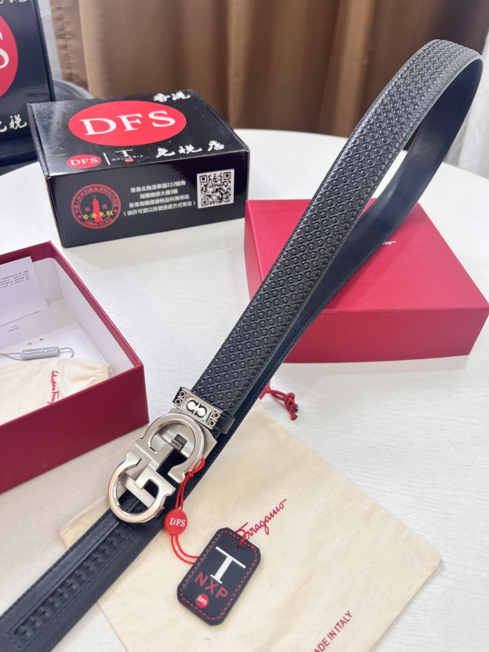 Streetwear Belt Ferragamo 321426 size:3.5cm