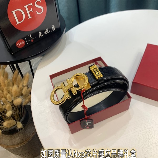 Streetwear Belt Ferragamo 321201 size:3.5cm