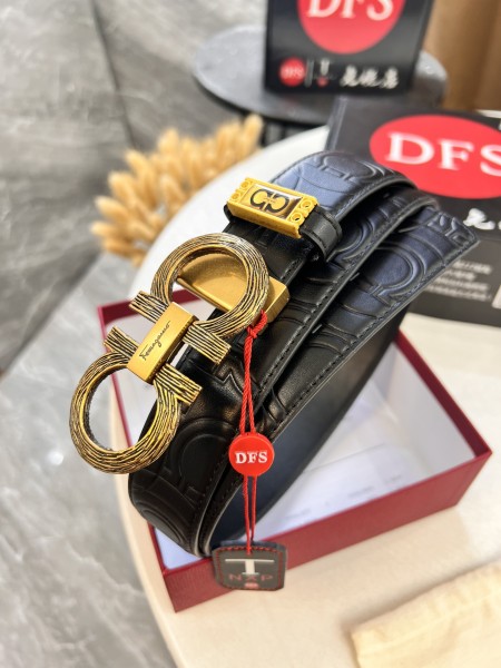 Streetwear Belt Ferragamo 321527 size:3.5cm