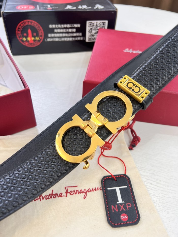Streetwear Belt Ferragamo 321504 size:3.5cm