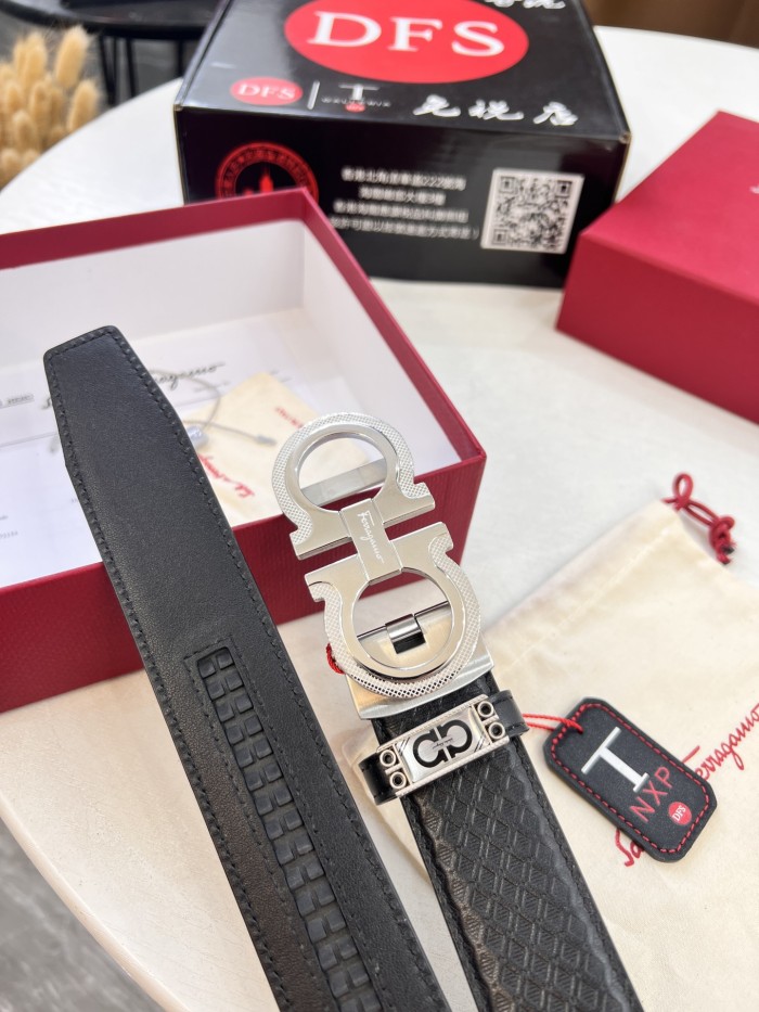 Streetwear Belt Ferragamo 321605 size:3.5cm