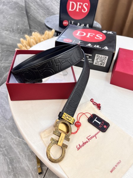 Streetwear Belt Ferragamo 321527 size:3.5cm