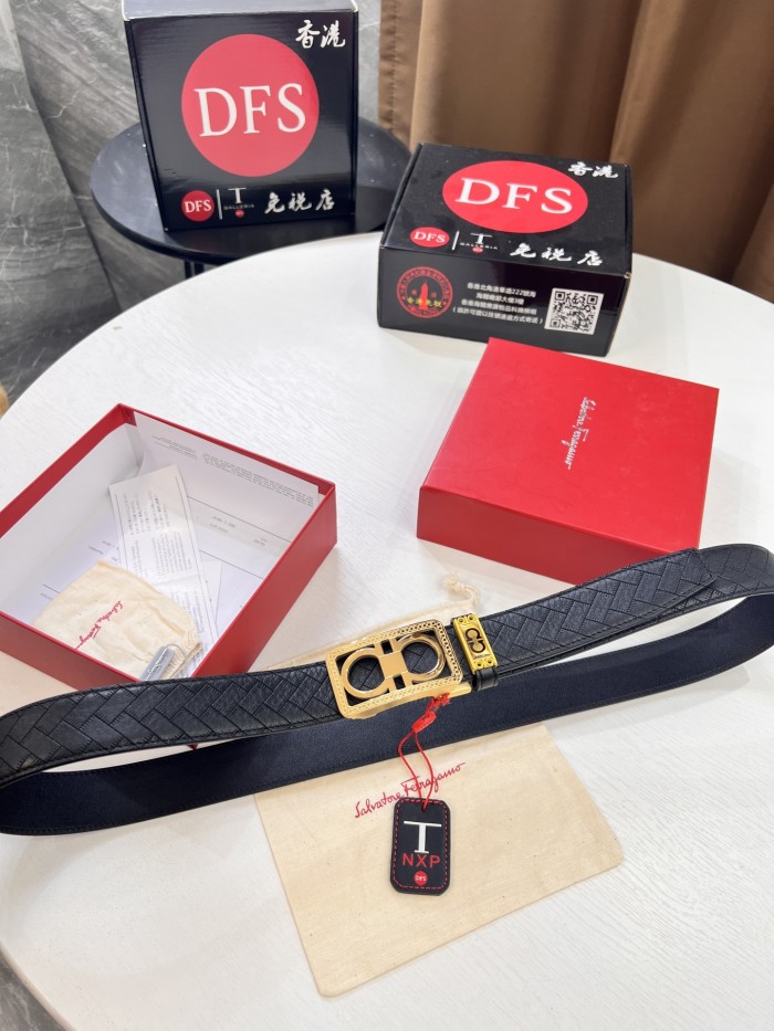 Streetwear Belt Ferragamo 321432 size:3.5cm