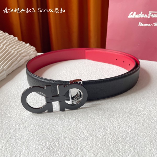 Streetwear Belt Ferragamo 321449 size:3.5cm