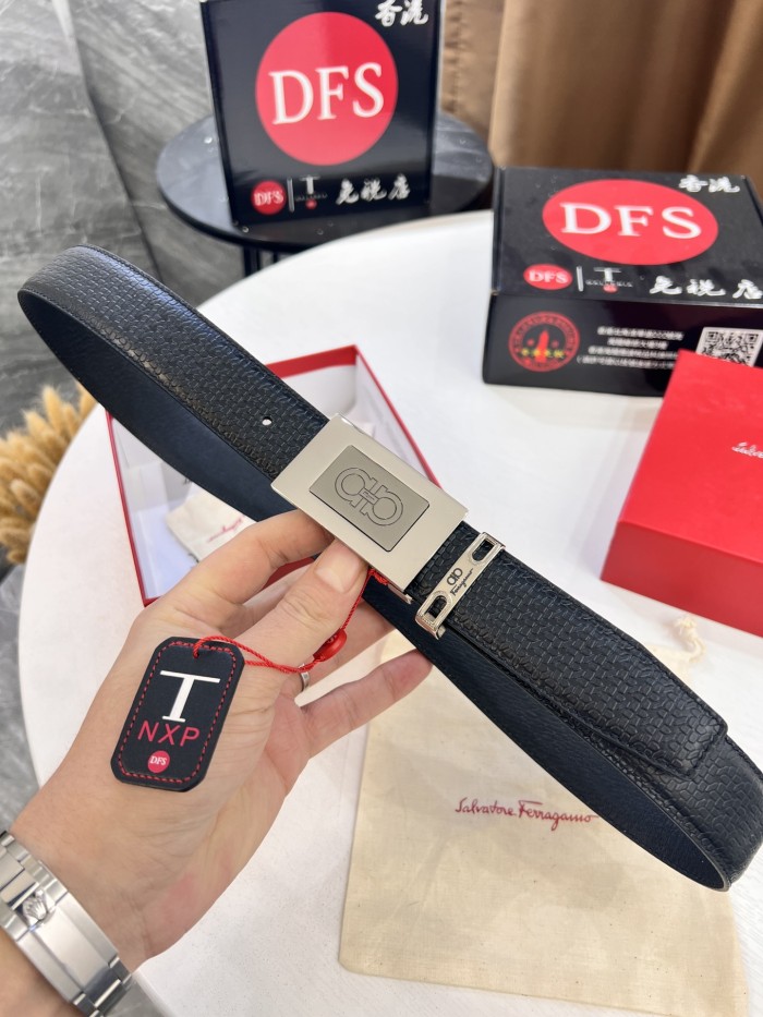 Streetwear Belt Ferragamo 321251 size:3.5cm