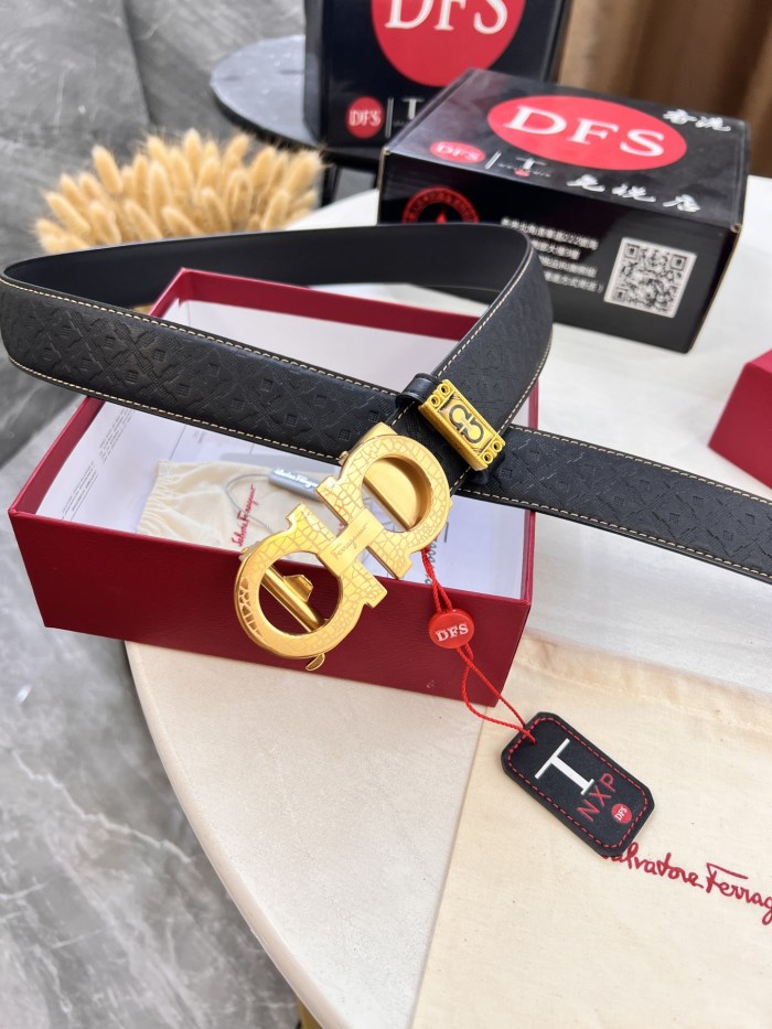Streetwear Belt Ferragamo 321543 size:3.5cm