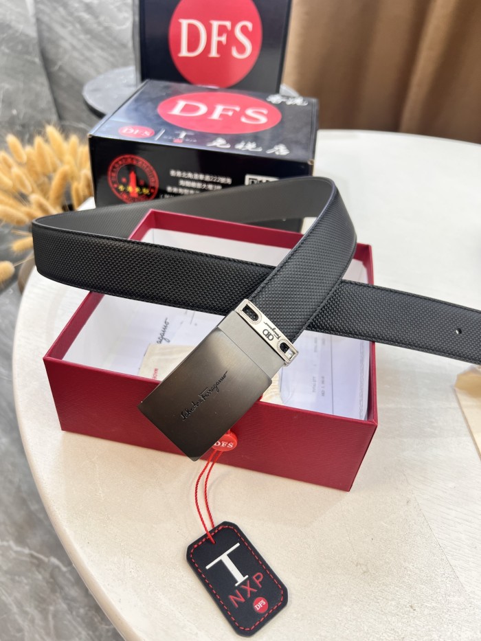 Streetwear Belt Ferragamo 321586 size:3.5cm