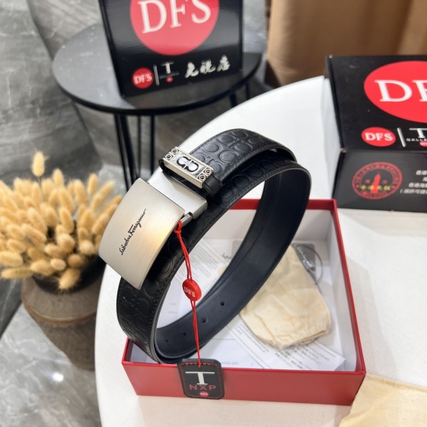 Streetwear Belt Ferragamo 321278 size:3.5cm