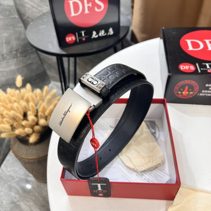 Streetwear Belt Ferragamo 321278 size:3.5cm