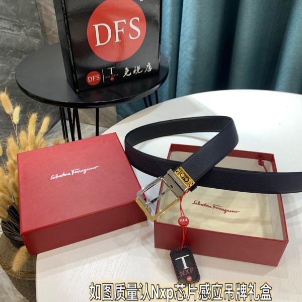 Streetwear Belt Ferragamo 321348 size:3.5cm