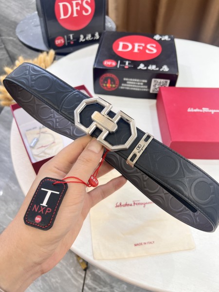 Streetwear Belt Ferragamo 321537 size:3.5cm