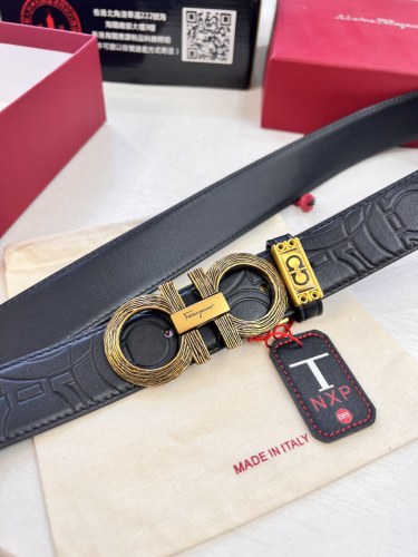Streetwear Belt Ferragamo 321527 size:3.5cm