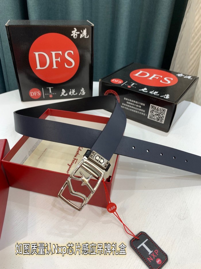 Streetwear Belt Ferragamo 321182 size:3.5cm