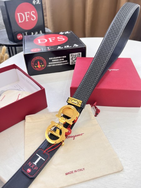 Streetwear Belt Ferragamo 321504 size:3.5cm