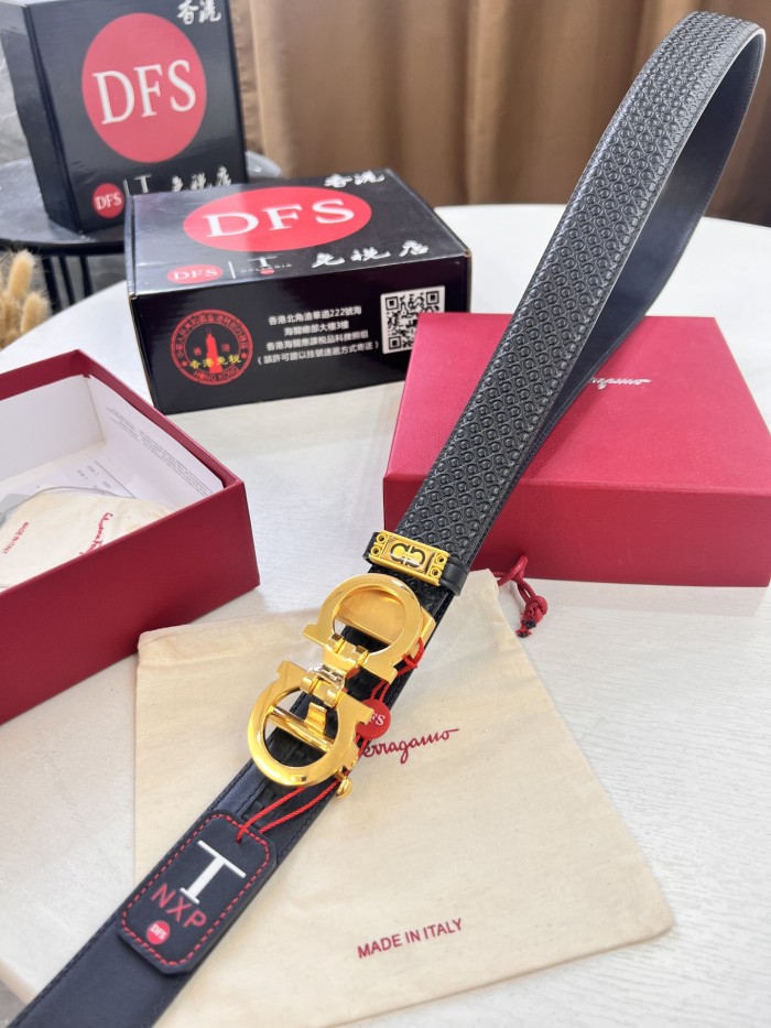 Streetwear Belt Ferragamo 321504 size:3.5cm