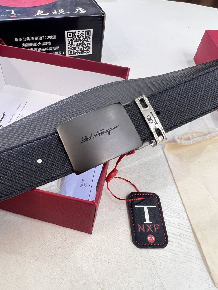 Streetwear Belt Ferragamo 321586 size:3.5cm