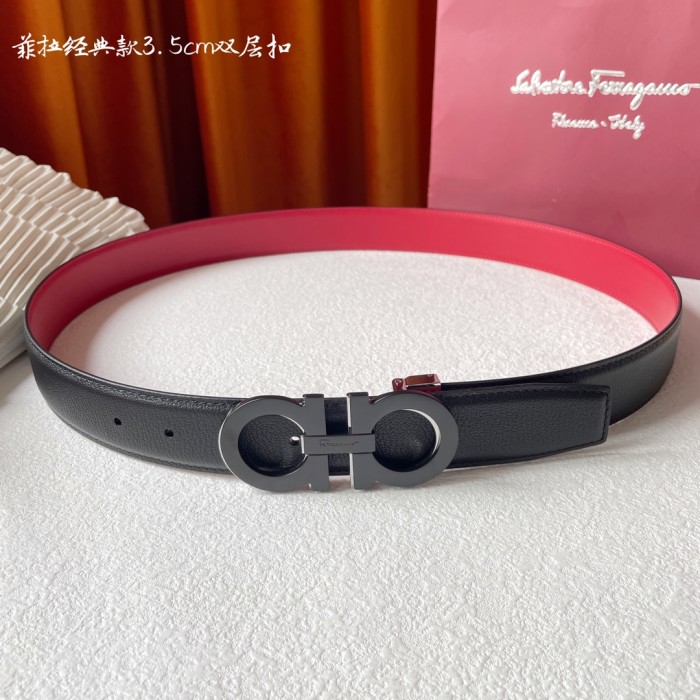 Streetwear Belt Ferragamo 321449 size:3.5cm