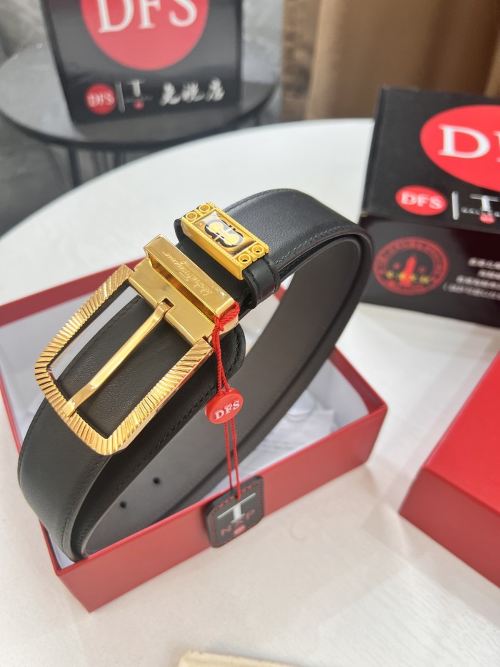 Streetwear Belt Ferragamo 321385 size:3.5cm