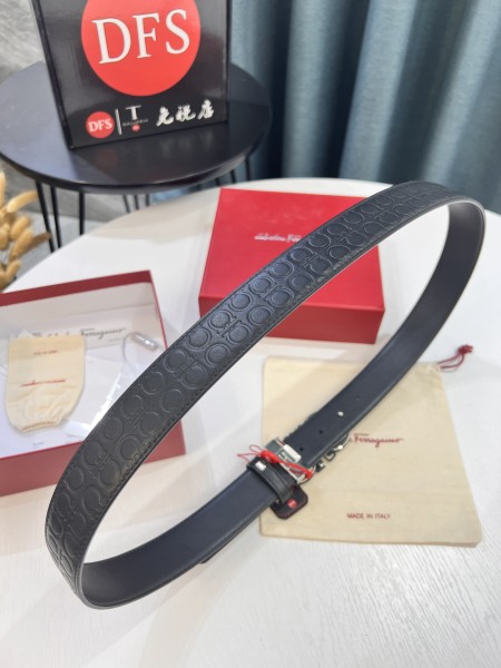 Streetwear Belt Ferragamo 321178 size:3.5cm