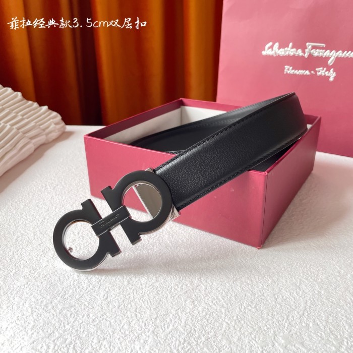 Streetwear Belt Ferragamo 321450 size:3.5cm