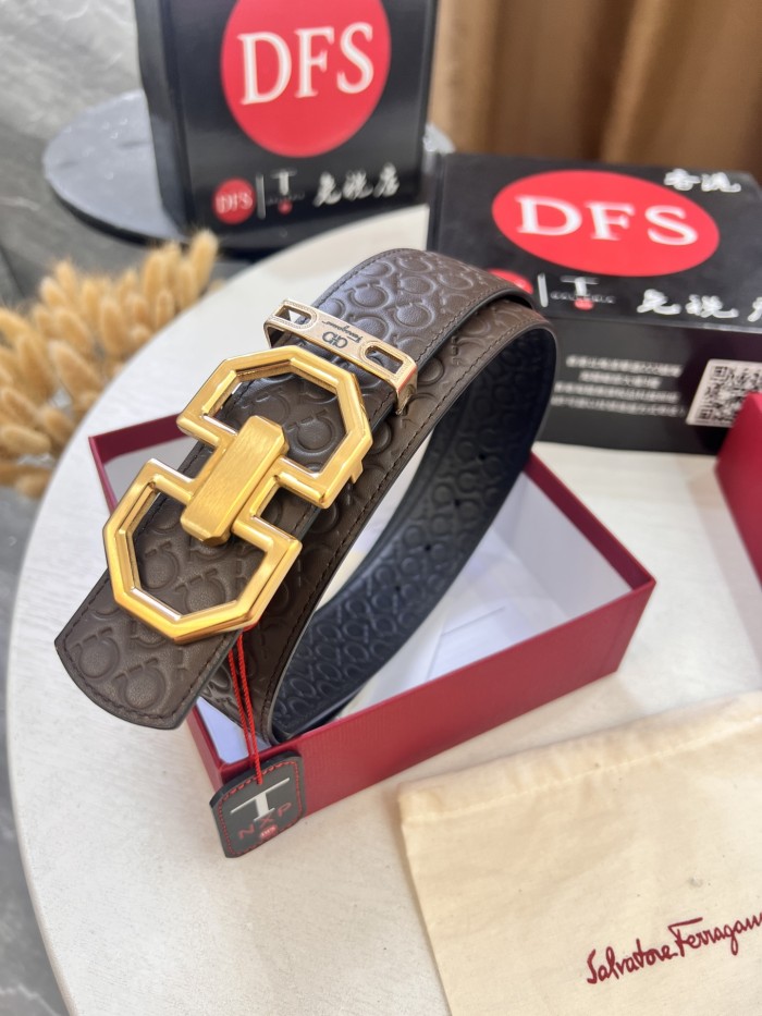 Streetwear Belt Ferragamo 321538 size:3.5cm