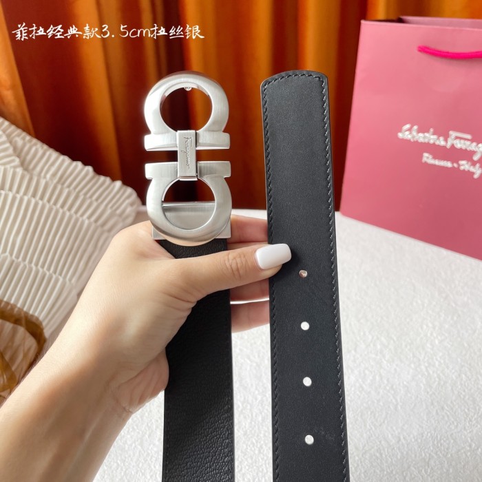 Streetwear Belt Ferragamo 321445 size:3.5cm