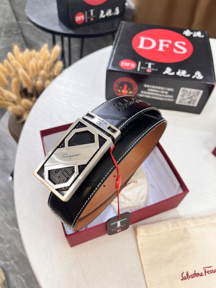 Streetwear Belt Ferragamo 321499 size:3.5cm