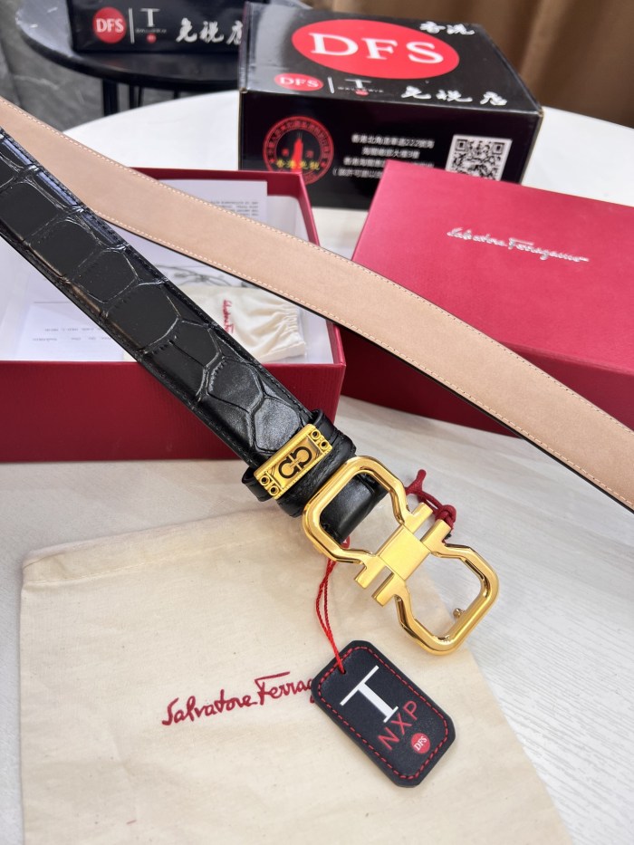 Streetwear Belt Ferragamo 321441 size:3.5cm