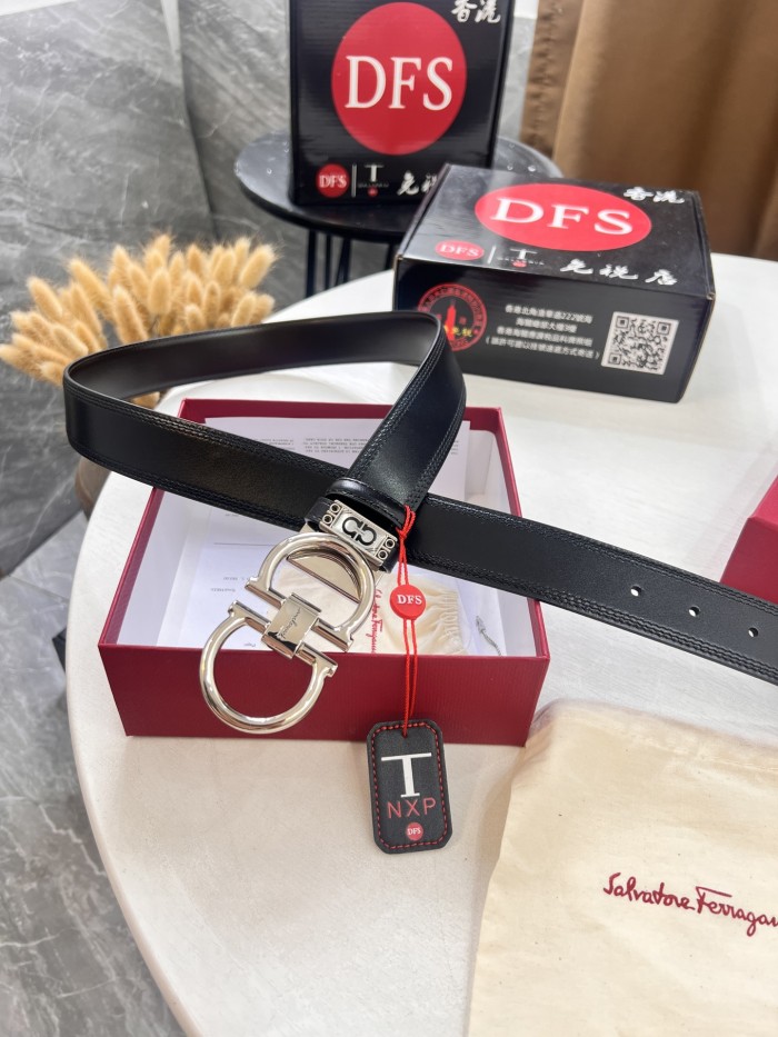 Streetwear Belt Ferragamo 321467 size:3.5cm