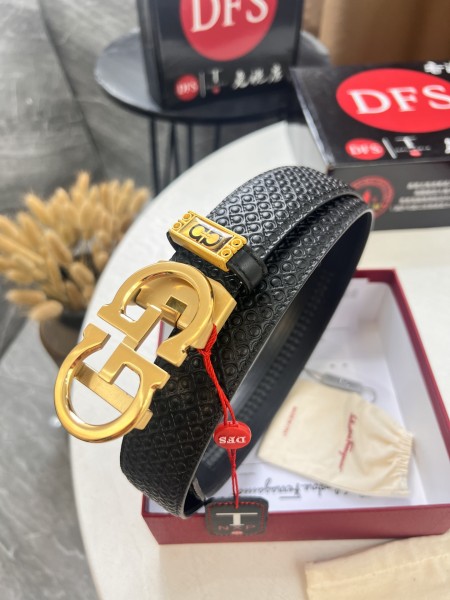 Streetwear Belt Ferragamo 321427 size:3.5cm