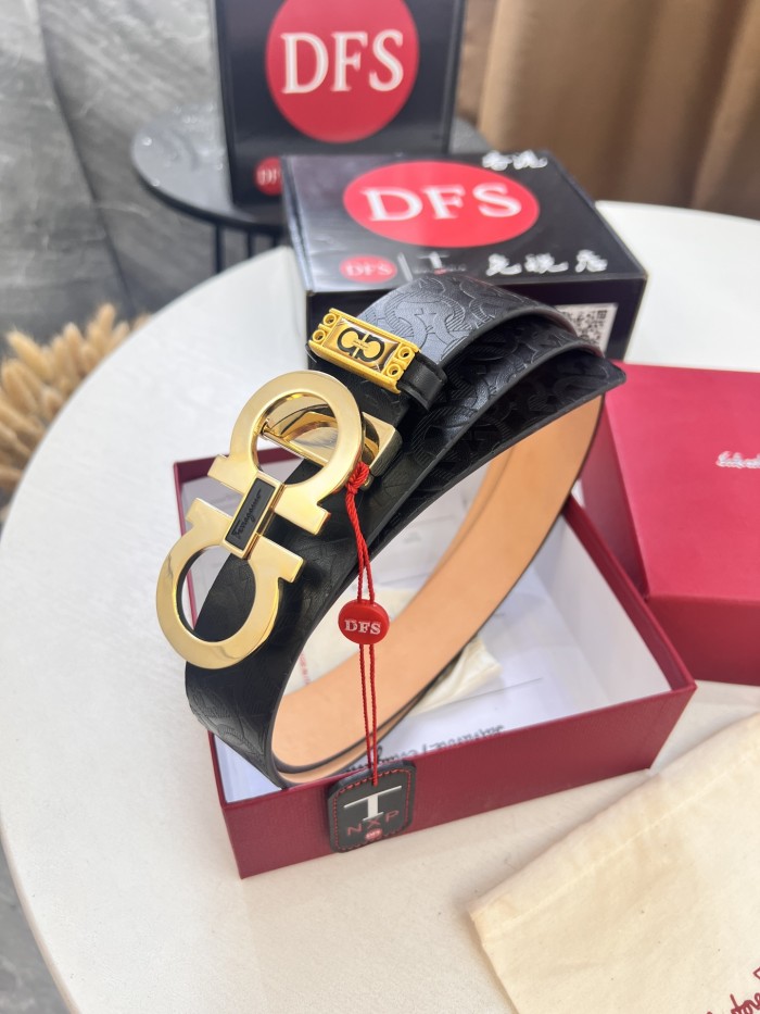 Streetwear Belt Ferragamo 321394 size:3.5cm