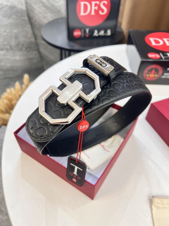 Streetwear Belt Ferragamo 321228 size:3.5cm