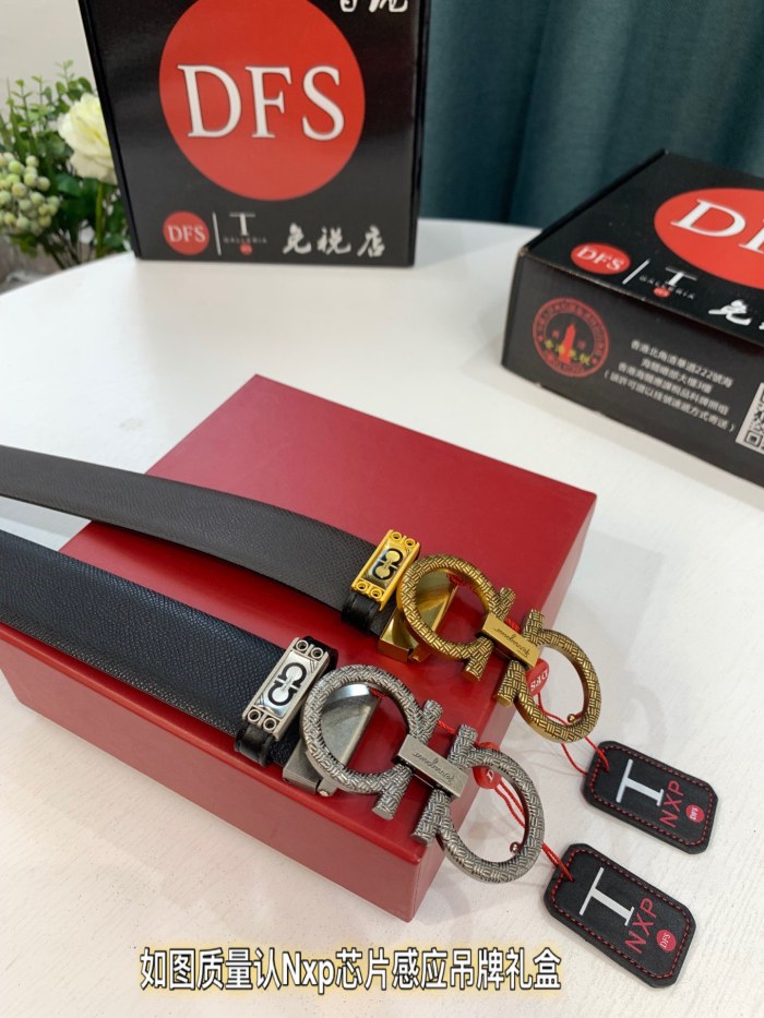 Streetwear Belt Ferragamo 321481 size:3.5cm