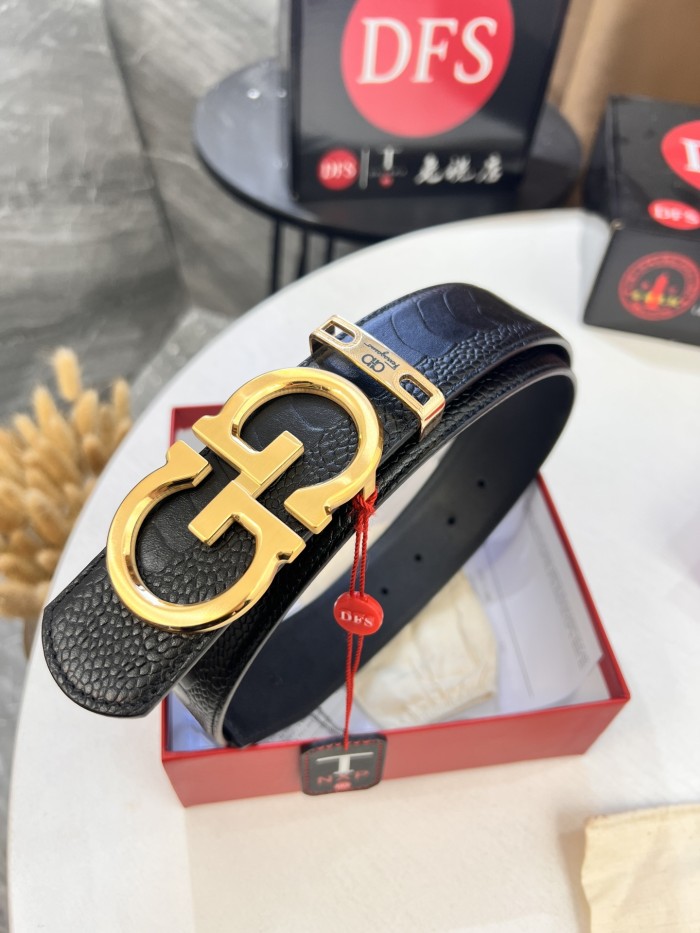 Streetwear Belt Ferragamo 321246 size:3.5cm