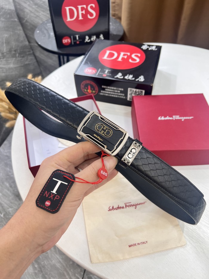 Streetwear Belt Ferragamo 321361 size:3.5cm