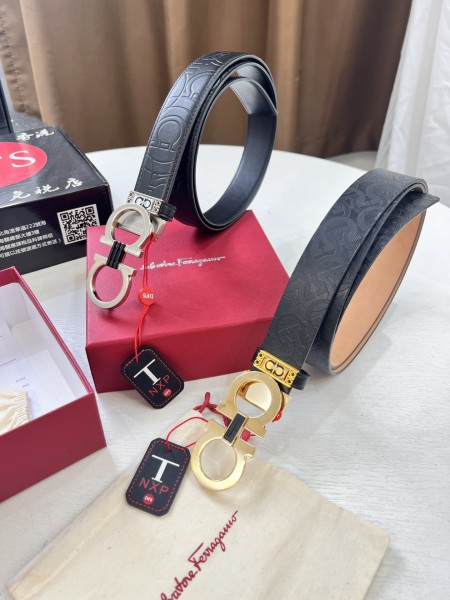 Streetwear Belt Ferragamo 321393 size:3.5cm