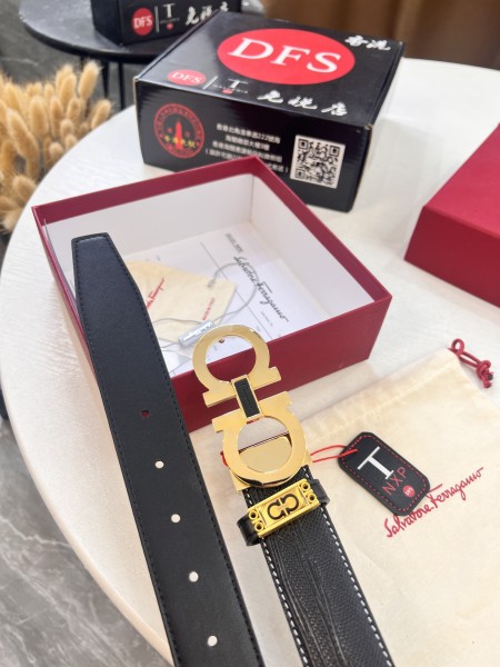 Streetwear Belt Ferragamo 321518 size:3.5cm