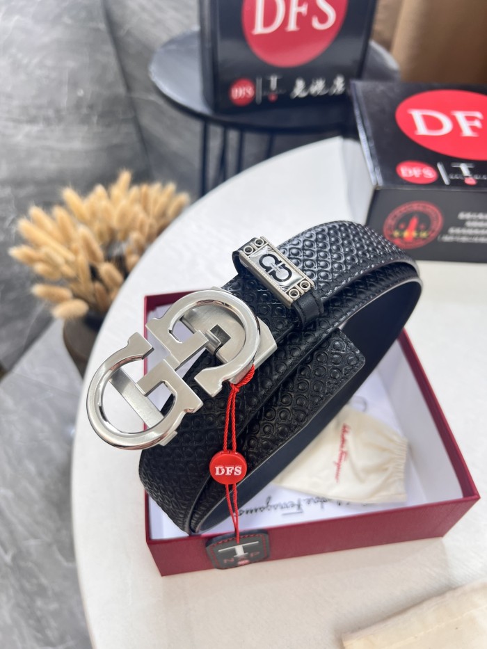 Streetwear Belt Ferragamo 321426 size:3.5cm