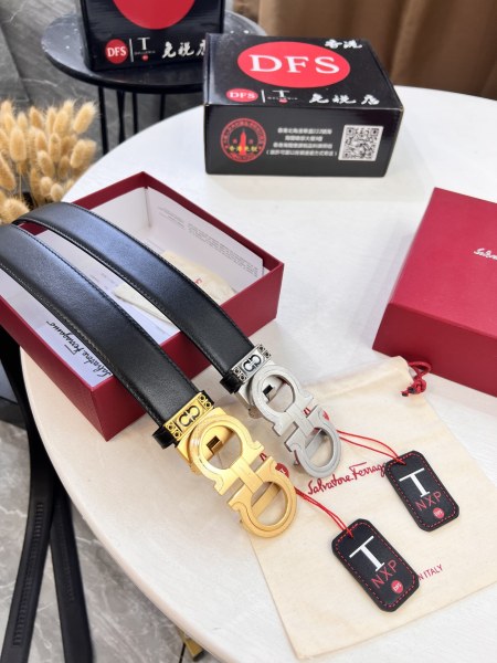 Streetwear Belt Ferragamo 321457 size:3.5cm