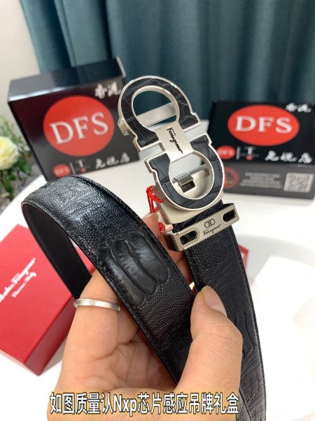 Streetwear Belt Ferragamo 321352 size:3.5cm