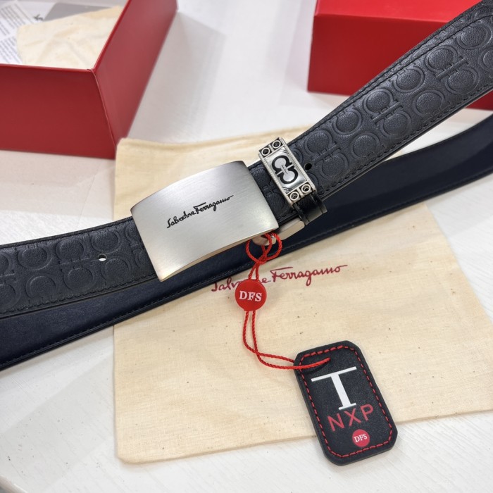 Streetwear Belt Ferragamo 321278 size:3.5cm