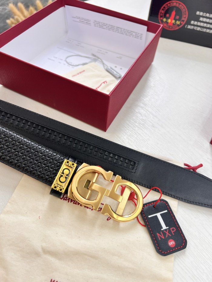 Streetwear Belt Ferragamo 321427 size:3.5cm