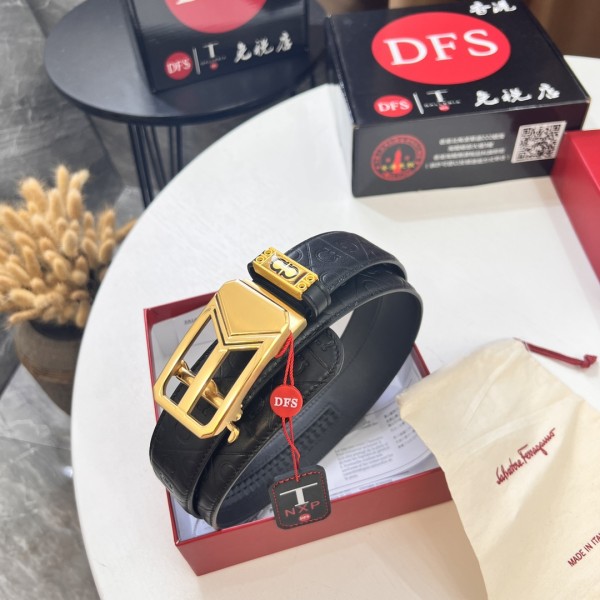 Streetwear Belt Ferragamo 321366 size:3.5cm