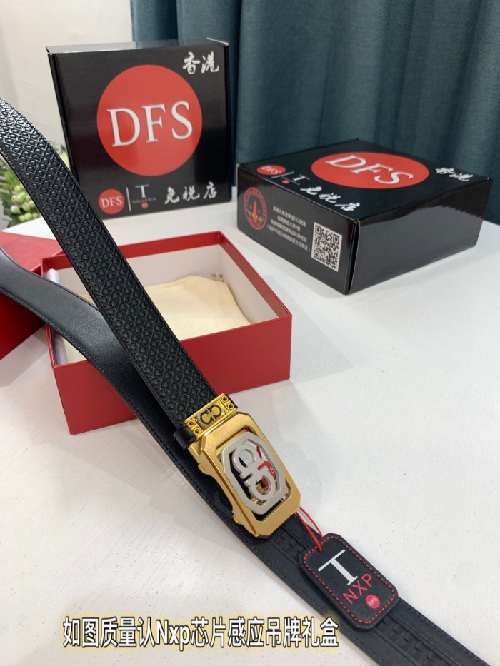 Streetwear Belt Ferragamo 321302 size:3.5cm